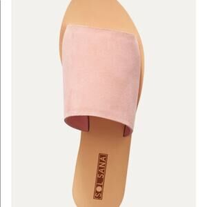 Sol Sana Teresa Leather slide in bubblegum 38/7